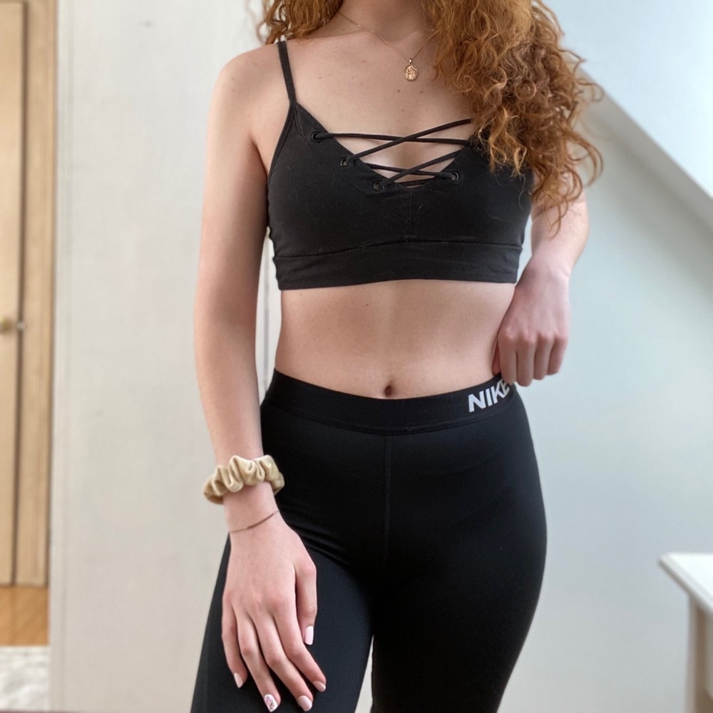 Nike pro black bike shorts